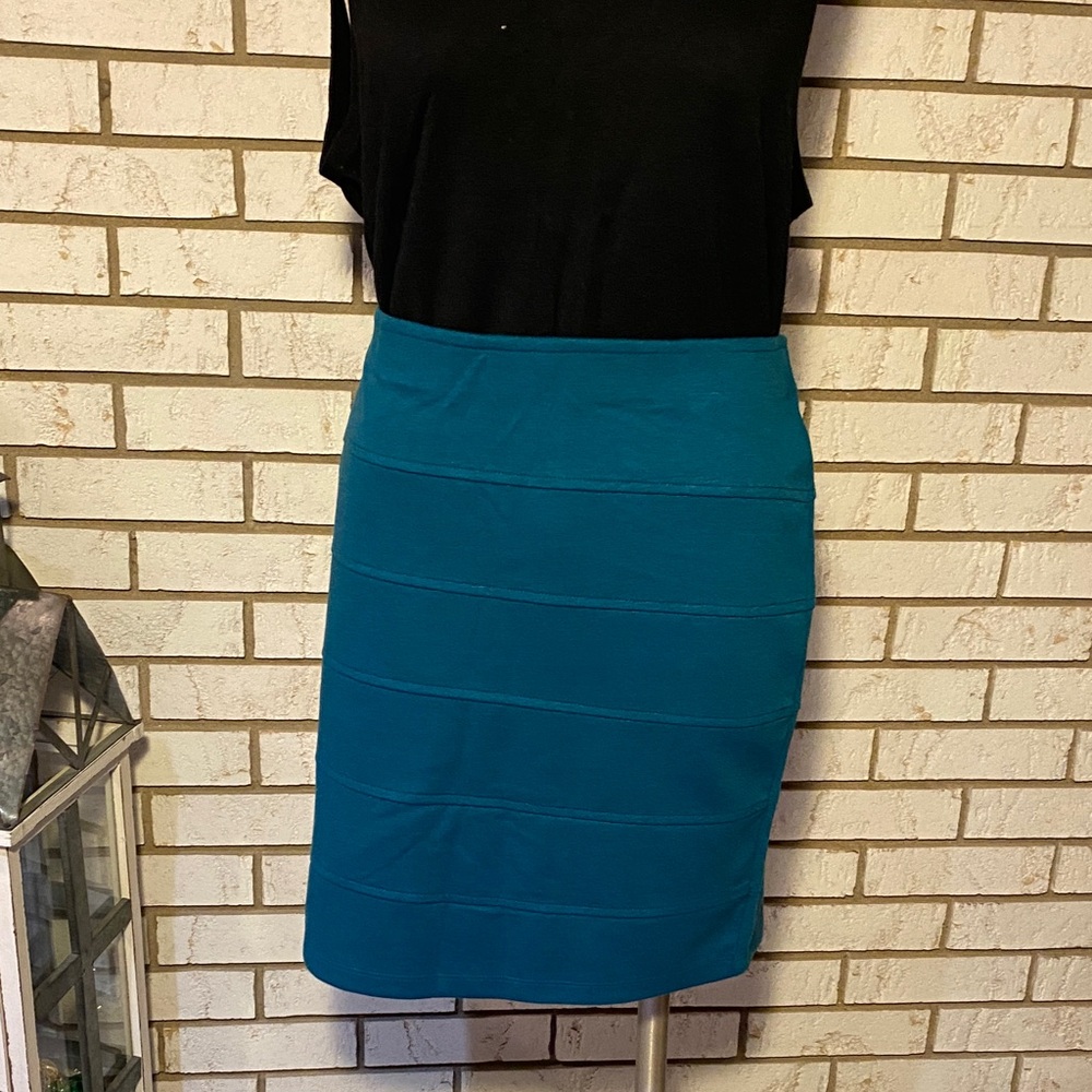 Forever 21 Teal Pencil Skirt